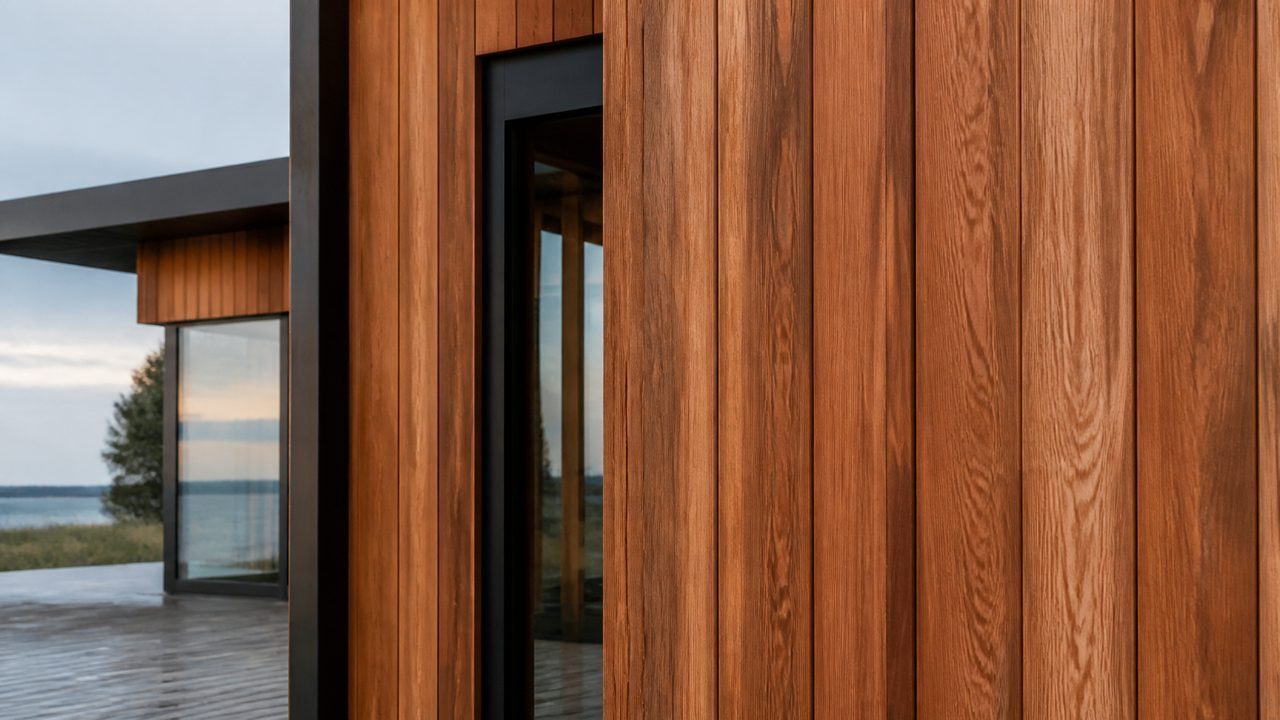 Bardage bois Red Cedar : prix, vieillissement et pose extérieure