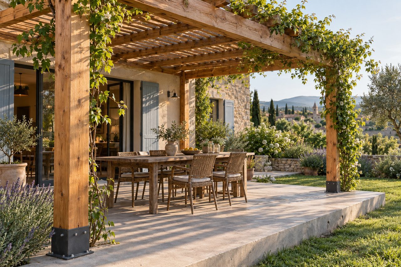 Pergola en bois pour terrasse : 9 choix solides avant d’acheter